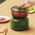 thumbnail image 1 of Mini procesador de alimentos portátil | Picadora de ajo inalámbrica con carga USB | Picadora de verduras de 350 ml para carne y especias | Picadora eléctrica compacta para cocina, 1 of 5