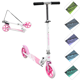 thumbnail image 1 of Scooter para Niños Altura Ajustable Ruedas de Goma Freno Trasero Plegable con Correa Apto a partir de 115 cm Soporta hasta 50 kg - Rosa, 1 of 5