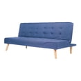 thumbnail image 1 of Sofá Cama Taipei Loomber Color Azul Marino Respaldo Reclinable 3 Posiciones, 1 of 8