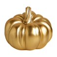 thumbnail image 2 of Decoración de resina de calabaza de Halloween | Mesa de centro de mesa de otoño • Miniatura realista pintada a mano • Acento dorado • Entrada del salón • Disposición otoñal de Acción de Gracias, 2 of 7
