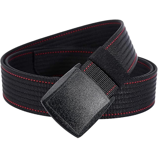 Men's Belt Women's Military Belt With Plastic Buckle Breathable Work Sports