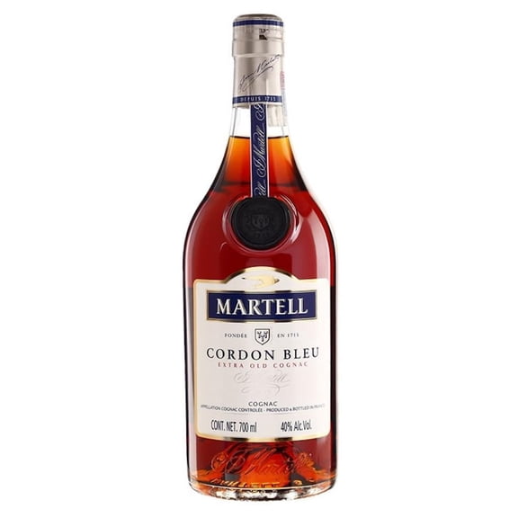 Cognac Martell Cordon Bleu 700 ml Paquete de 3