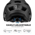 thumbnail image 3 of Casco de bicicleta BATFOX LA303 para hombres, mujeres, adultos y jóvenes, color negro, 3 of 8