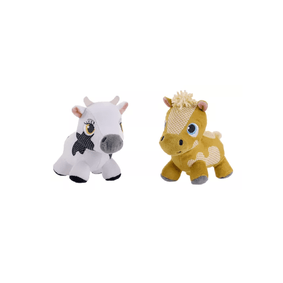 Peluches Vaca Lola Y Percherón Baby La Granja De Zenón 14 Cm COLORES