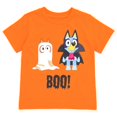 thumbnail image 1 of Camiseta Bluey Bingo Halloween para niños pequeños y niñas, naranja 5T, 1 of 6