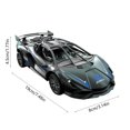 thumbnail image 3 of Toy Car Push and Go Light and Sound Friction Powered Inertia Vehicle with Sound and Light Effects Durable ABS Plastic for Family Fun Party Supplies, 3 of 7