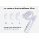 thumbnail image 4 of Audífonos In-ear Inalámbricos Con Smartwatch Blanco/Negro, 4 of 5