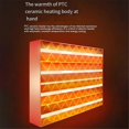 thumbnail image 1 of Space Heater, Mini Electric Heater with 600W, 45 Adjustable Angle, Tip-Over & Overheat Protection, White EU Plug, 1 of 5