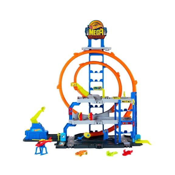 Pista de Juguete Mattel Hot Wheels Mega Garage