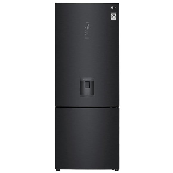 Refrigerador 17 Pies LG Negro con Despachador de Agua y Hielos Manual