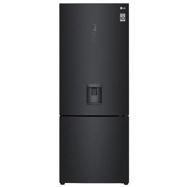Refrigerador 17 Pies LG Negro con Despachador de Agua y Hielos Manual