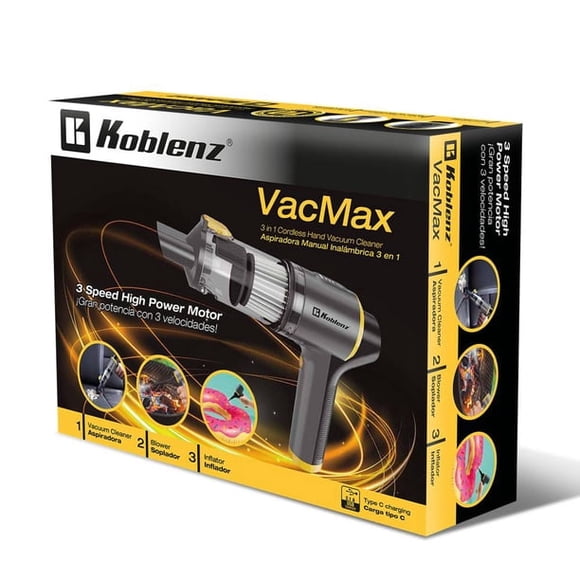 Aspiradora Manual Koblenz HVC-1500 Inalámbrica 3 en 1 120w