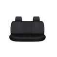 thumbnail image 3 of Fundas de cuero PU para asiento , antideslizantes, duraderas, lujosas, clásicas, Protector Universal para Minivan, la mayoría de los camiones, Negro 2 piezas Sunnimix cubierta de asiento, 3 of 8