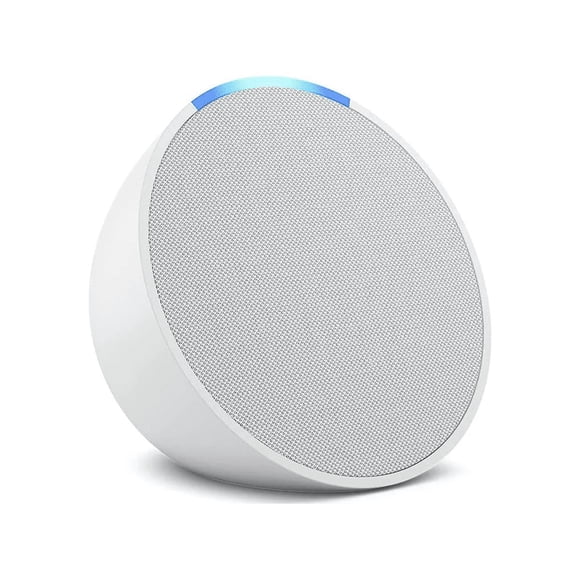 Amazon Echo Pop con asistente virtual Alexa coloGlacier white