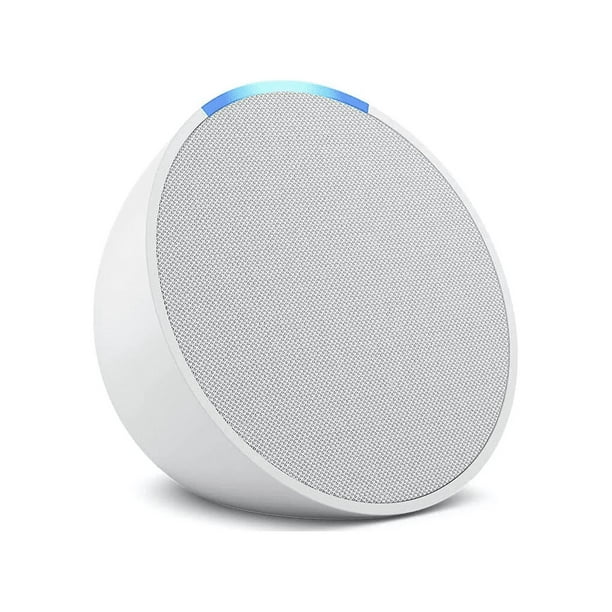 Amazon Echo Pop con asistente virtual Alexa coloGlacier white