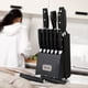thumbnail image 5 of Juego de bloques de cuchillos de cocina Hecef 14 piezas acero inoxidable alto contenido de carbono 6 cuchillos para carne, 5 of 7