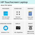 thumbnail image 3 of Notebook HP 15.6 Pulgadas Intel Core i3-1215U 16GB RAM 512GB SSD Windows 11 Pro, 3 of 5