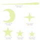 thumbnail image 4 of (Glow in dark stars) - 216 PCS Glow in Dark Stars and Moon, Glowing Stars for Ceiling and Wall Decal, 4 of 9