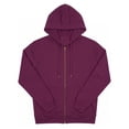 thumbnail image 1 of Sudadera Fruit of the Loom para Mujer Full Zip, Vino,Talla CH, 1 of 1