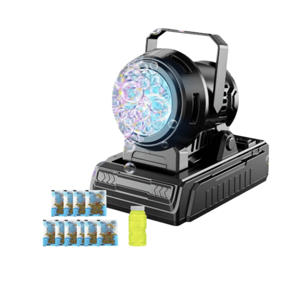 Máquina De Burbujas Led Modelo Negro