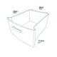 thumbnail image 4 of Cajonera 3 cajones con ruedas MQ Infinity Wengue 391-W, 4 of 4