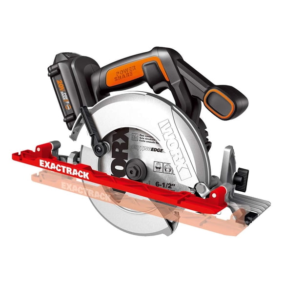 Sierra Circular Inalámbrica WORX WX530L 20V 6.5" ExacTrack