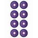 thumbnail image 1 of Kit De 8 Llantas Led Moradas De 80mm Para Patines, 1 of 5