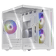 thumbnail image 1 of Gabinete XTREME PC GAMING Crystal Cube Mini Torre 3 Fan ARGB Blanco CXT955WT, 1 of 6