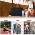 thumbnail image 4 of Large Travel Tote Bag, Expandable Gym Tote Bag,Carry On Bags For Women With Trolley Sleeve Wet Pocket,travel Duffel BagsTravel, 4 of 8