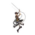 thumbnail image 1 of Total Anime Eren Jaeger - 6.5-Inch Scale Figure with Swappable Faceplates, Alternate Hands, and Weapon, 1 of 5