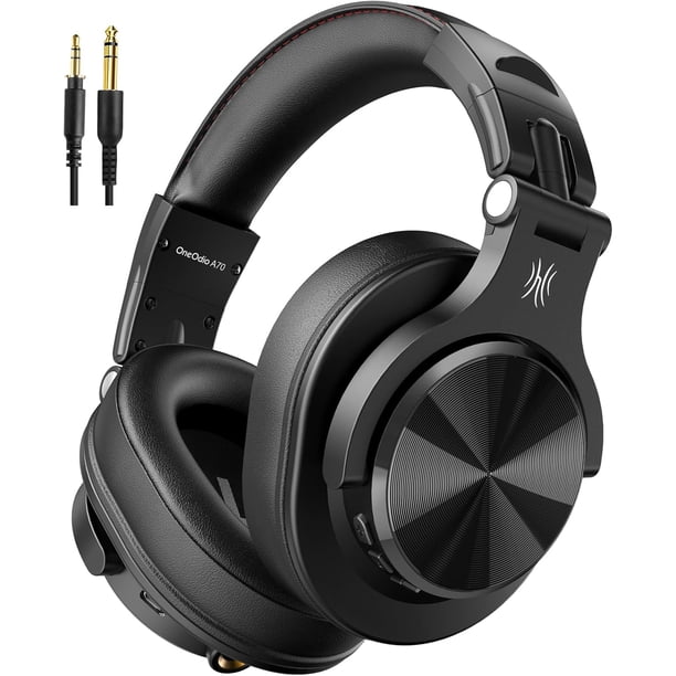 Audifónos OneOdio Inalámbricos Bluetooth Supraaurales A70 de 3,5 mm/6,35 mm para DJ