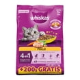 thumbnail image 1 of Alimento Seco para Gatos Adultos Whiskas® 4 en 1, 100% Nutrición Completa y Balanceada – Sabor Pollo 1.7kg, 1 of 9