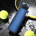 thumbnail image 2 of Agua Deportiva Impermeable Botella De Agua Con Mano Gym Fitness Yoga, Botella De Agua Deportiva Resistente, Estilo Portátil, Foldable, Metal, Para Ejercicio, Agua Deportiva Para Fitness,, 2 of 7