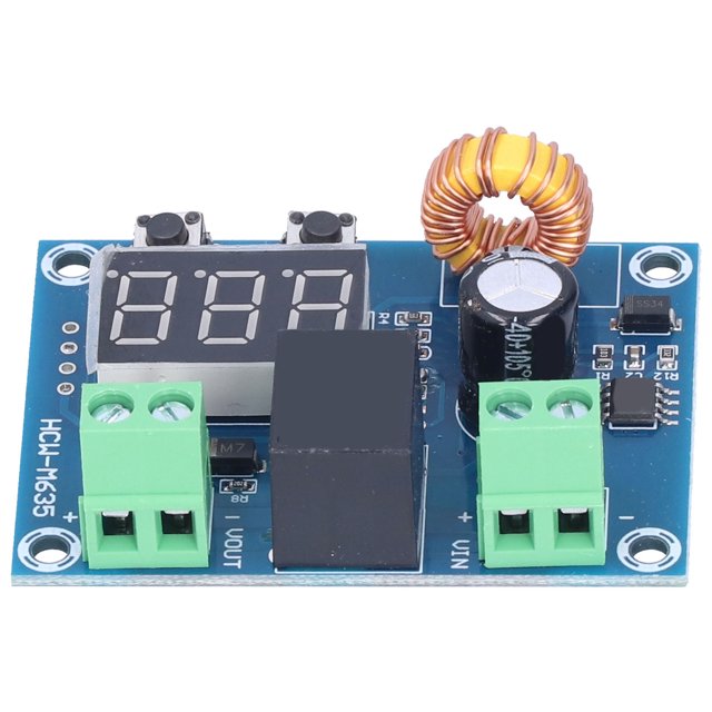Protector de voltaje, módulo de protección de voltaje Protector digital de bajo voltaje de CC Módulo de protección de batería construido para durar