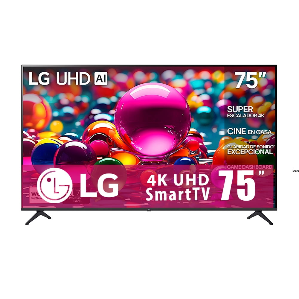TV LG 75 Pulgadas UHD AI UA75 4K SMART TV 75UA7500