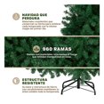 thumbnail image 2 of Arbol de Navidad Pino Navideño Frondoso Esquimal Verde, 1.90m 960 Ramas, 2 of 6