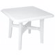 thumbnail image 2 of Mesa Cuadrada de Plástico de 90 x 90 cm con Cruceta Blanco, 2 of 2