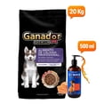 thumbnail image 1 of Croquetas Para Perro Ganador Premium Cachorro Razas Grandes 20 Kg con Bomber can aceite de Salmon 500 ml, 1 of 1