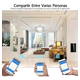thumbnail image 3 of Interruptor Luz Pared Inteligente Wifi 2 Vías Negro, 3 of 3