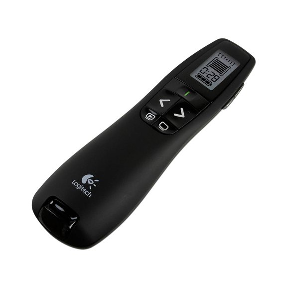Presentador Inalámbrico Logitech R800 910-001350 con Pantalla LCD y Puntero