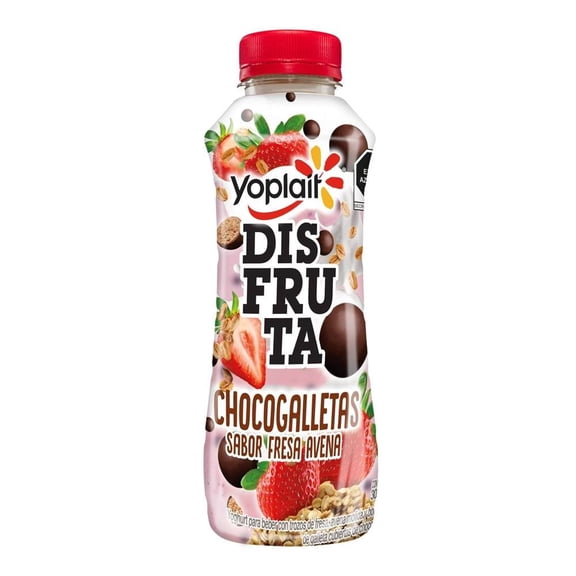 Yoghurt bebible Yoplait Chocogalletas fresa avena 307 g