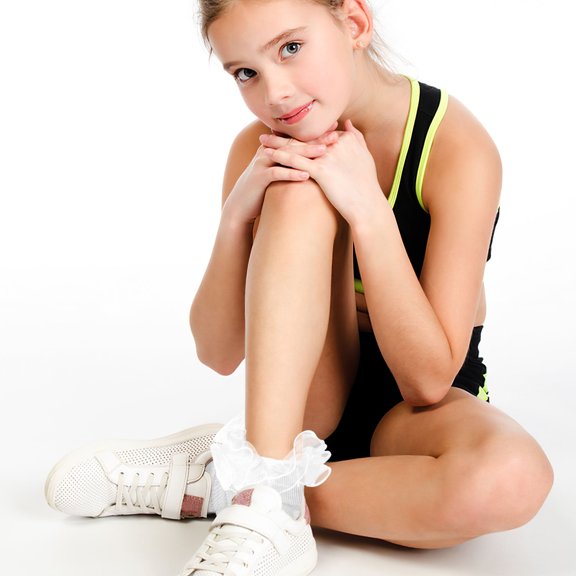 KALLORY 3Pares Calcetines Con Encaje Y Delicado En
