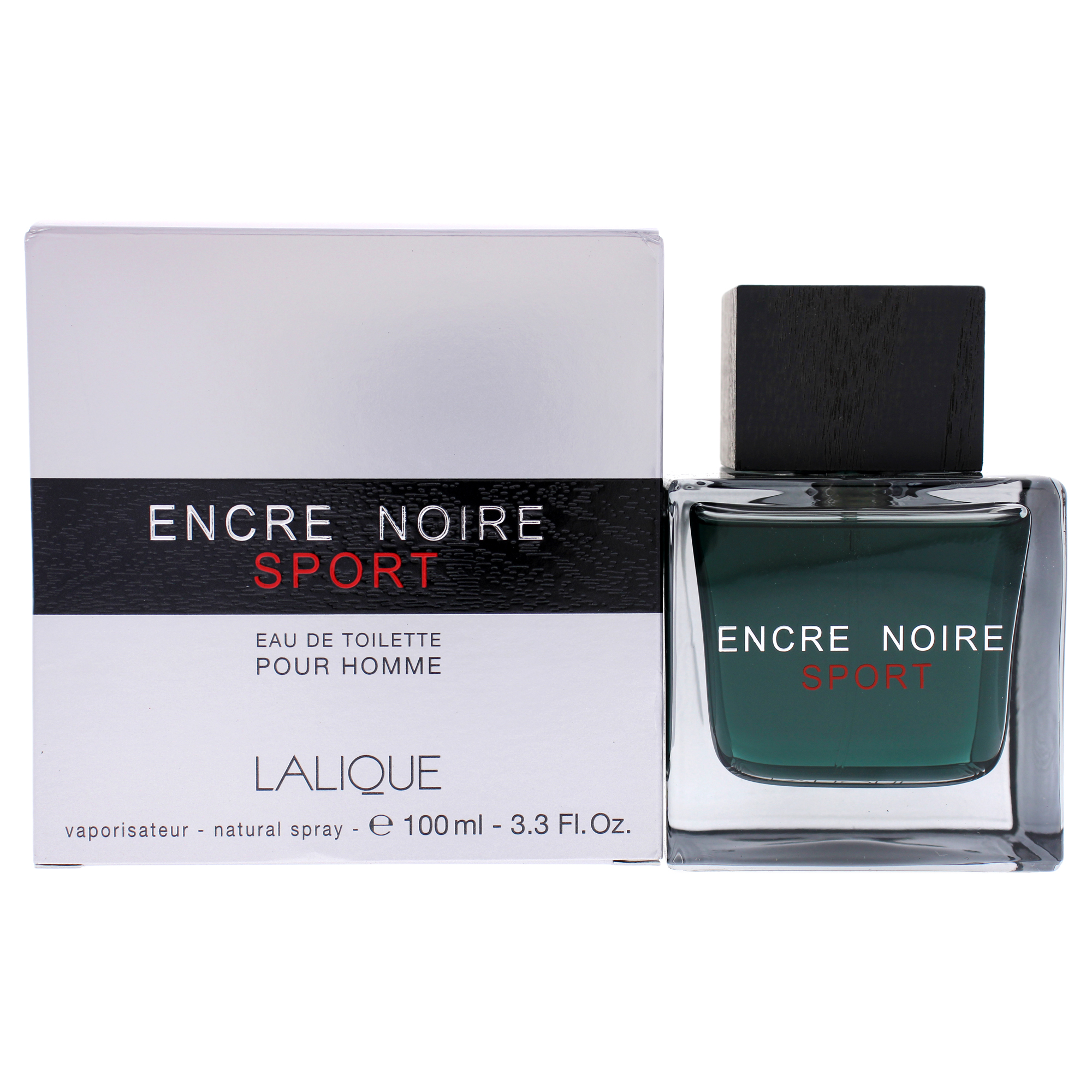 Perfume EDT Spray Lalique  Encre Noire Sport EDT Spray Caballero 3.3 oz