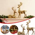 thumbnail image 1 of Ornamento Cuerpo Venado Acero Plated, Ornaments Vinilo Caja Decoración, Estilo Clásico, Alta Resistencia, Fácil Montaje, Metal Frame, 2-Tier Design, For Living Room,topliu, 1 of 9
