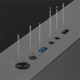 thumbnail image 4 of Gabinete XTREME PC GAMING Crystal Hive Mini Torre 5 Fan ARGB HUB Gris CXT3600GY, 4 of 6