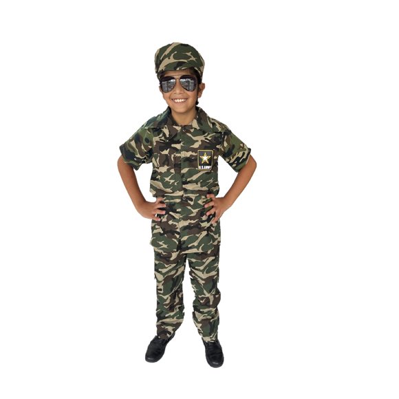 Disfraz de Soldado T-6 Army Soldier Disfraces TuDi Piloto Ejercito Niños de 6 Años