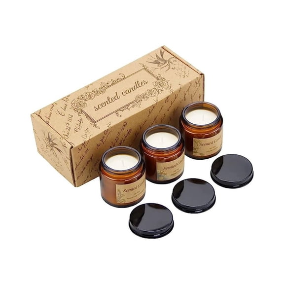 Velas Aromaticas Decorativas Bluelander Set de 3 Piezas Bluelander CBHH-0130