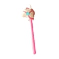 thumbnail image 3 of Caballo de juguete de palo de juguete inflable Juguete de palo divertido y ligero para festivales para niños Rosa, 3 of 9