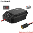 thumbnail image 1 of Para Bos*ch 18V a 12V Step Down Power Adaptador de Batería, DIY Charger Convertidor Power Estación con Conector de Encendedor para Auto, 1 of 8
