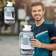 thumbnail image 4 of Vaso de agua de gran capacidad para deportes y fitness, botella de agua Ton Ton, resistente a altas temperaturas, cubo Ton Ton, vaso grande para el vientre, vaso recto para beber con asa de, 4 of 6